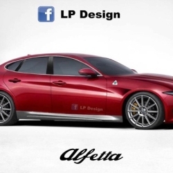 Alfa Romeo Alfetta, render buduće krstarice